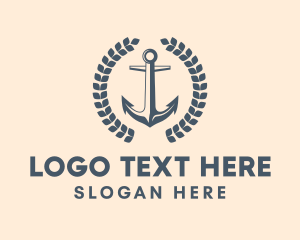 Nautical Seaman Anchor  logo