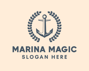 Nautical Seaman Anchor  logo design