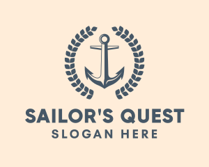 Nautical Seaman Anchor  logo design