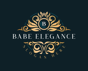 Elegant Floral Deluxe logo design