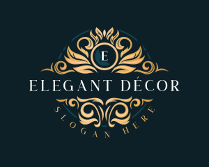 Elegant Floral Deluxe logo design