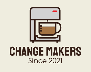 Coffee Maker Machine logo design