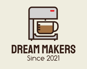 Coffee Maker Machine logo design