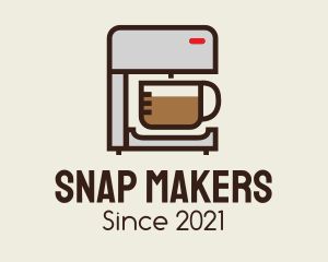 Coffee Maker Machine logo design