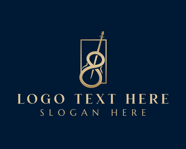 Violin logo example 4