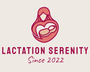 Newborn Lactation Consultant logo design