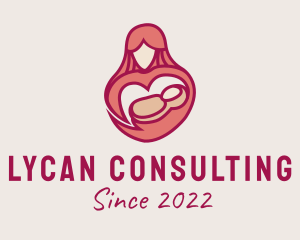 Newborn Lactation Consultant logo design