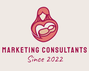 Newborn Lactation Consultant logo design