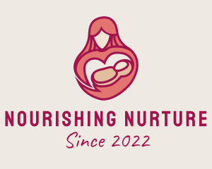 Newborn Lactation Consultant logo design