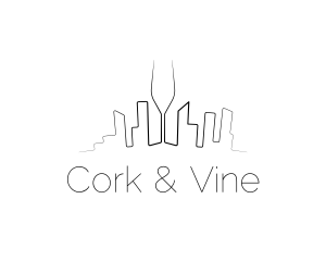 City Wine Bar  logo design