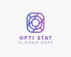 Digital Icon Letter O logo design