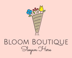 Florist Flower Bouquet logo