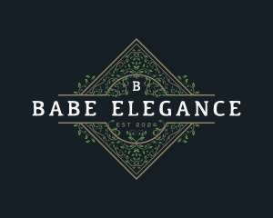 Luxury Ornament Vine logo design