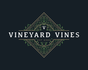 Luxury Ornament Vine logo design