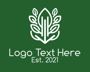 Leaf Plant Botanical Garden logo