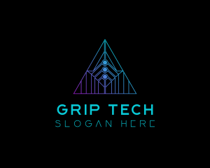 Tech Pyramid Developer logo design