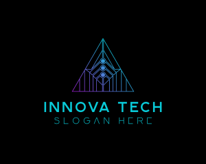 Tech Pyramid Developer logo design