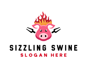 Bbq Pork Meat logo