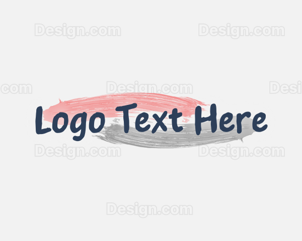 Paint Brush Art Logo