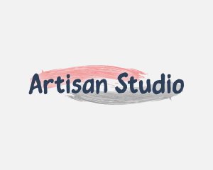 Paint Brush Art logo design