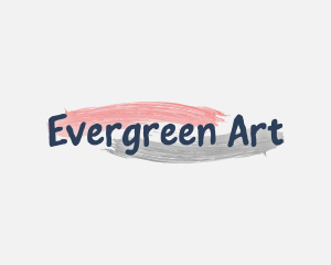 Paint Brush Art logo design