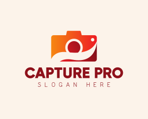 Gradient Digital Camera  logo design