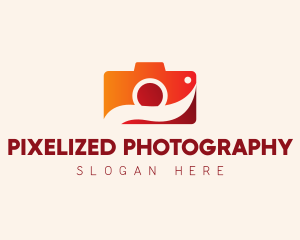 Gradient Digital Camera  logo design