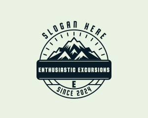 Mountain Peak Hiking logo design