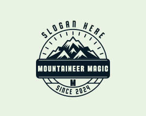 Mountain Peak Hiking logo design