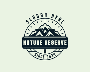 Mountain Peak Hiking logo design