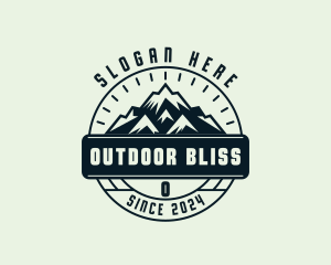 Mountain Peak Hiking logo design