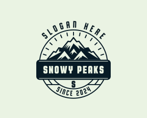 Mountain Peak Hiking logo design