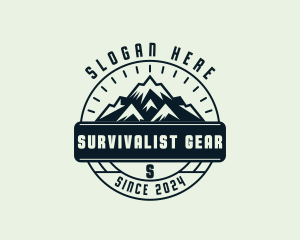 Mountain Peak Hiking logo design