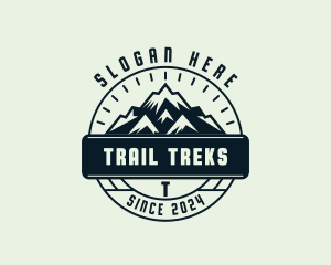 Mountain Peak Hiking logo design