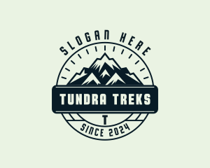 Mountain Peak Hiking logo design