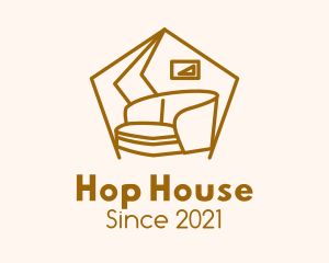 House Sofa Furniture logo design