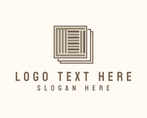 Floor Tile Pattern Logo