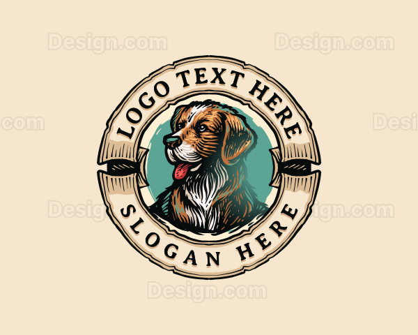 Pet Dog Puppy Logo