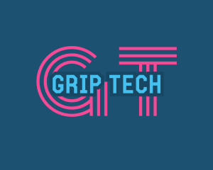 Digital Tech Circuit logo design