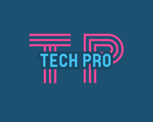 Digital Tech Circuit logo design