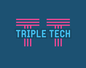 Digital Tech Circuit logo design