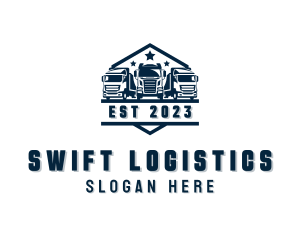 Logistics Truck Transportation logo
