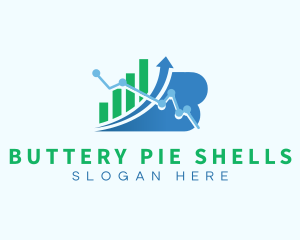 Accounting Stock Market Graph  logo design