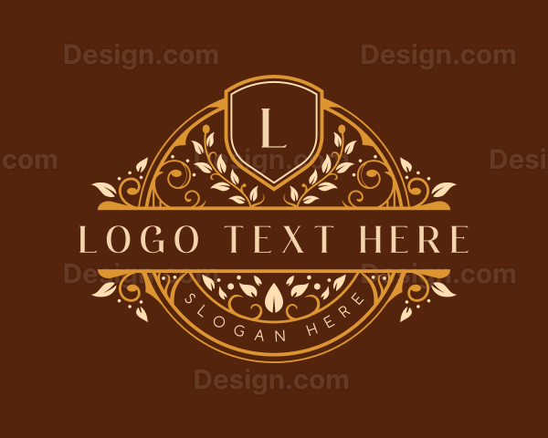 Floral Crest Elegant Logo