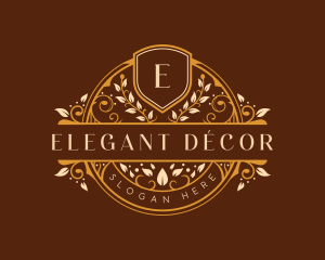 Floral Crest Elegant logo design