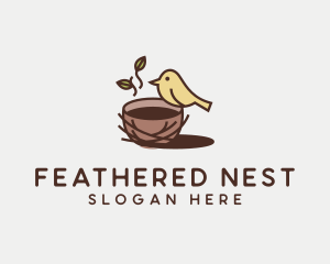 Coffee Bird Nest logo design