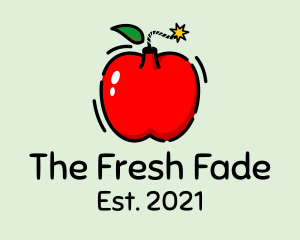 Apple Fruit Bomb  logo design