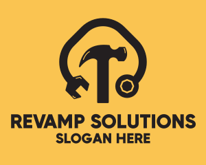 Construction Mechanic Tools logo design