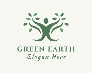 Environmental Human Tree logo design