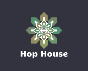 House Pattern Tile logo design